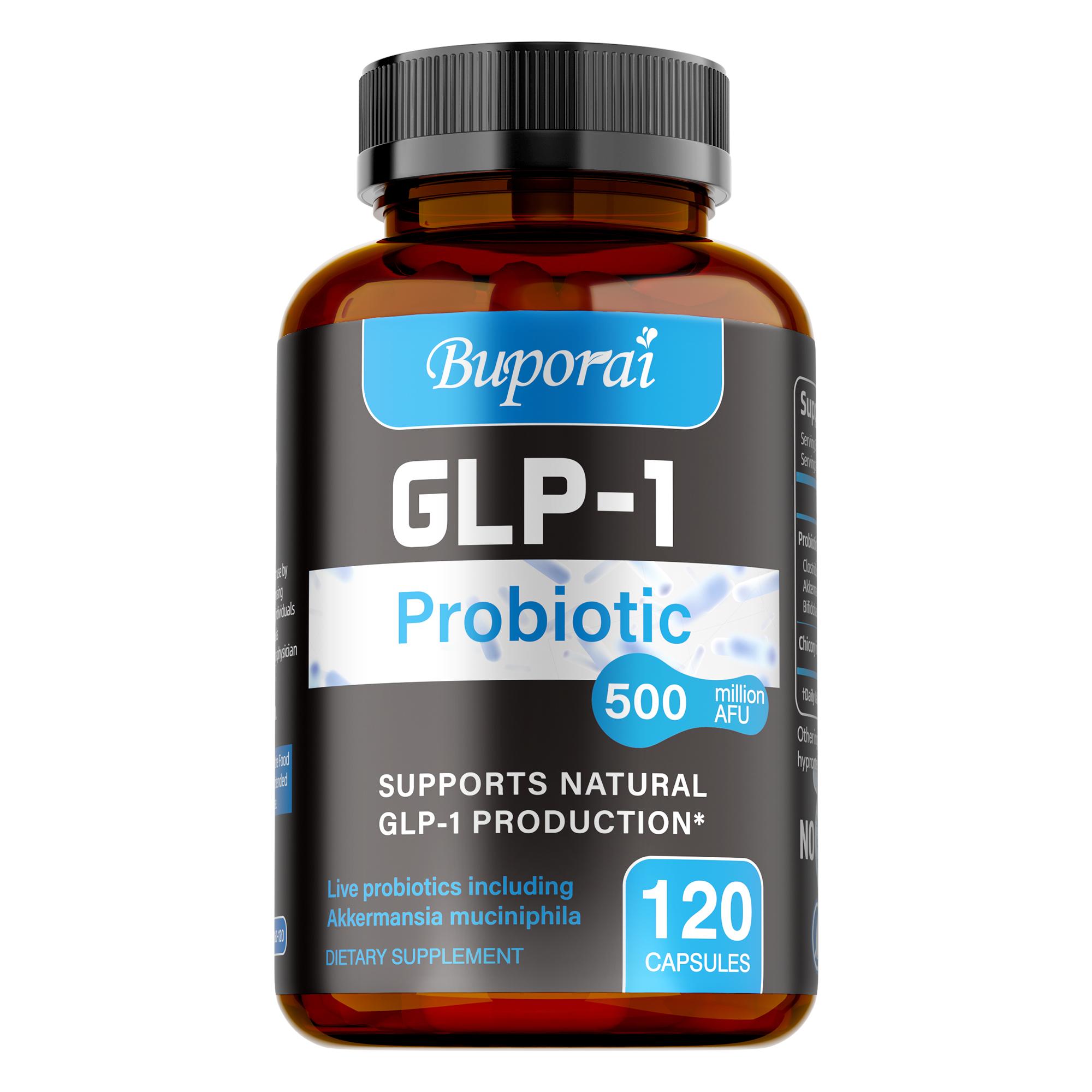 GLP-1 Probiotika - 500 Millionen KBE von Probiotika und Präbiotika mehrerer Stämme - erhalten die Energie und unterstützen Ihren aktiven Lebensstil 120
