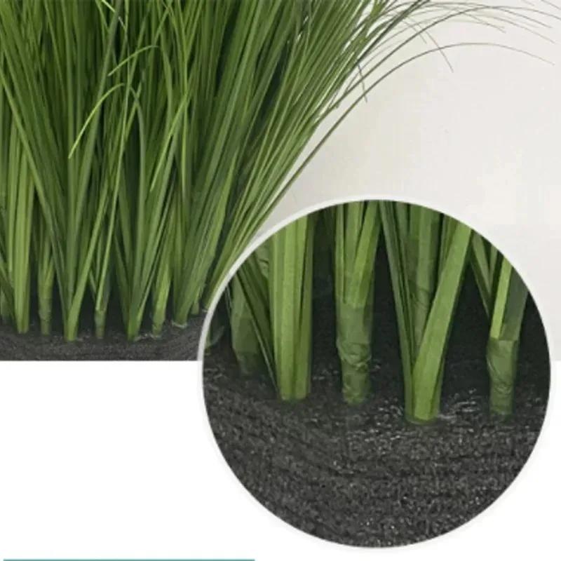 5PCS Simulated Small Grass Bushes for Decorating Fake Grasslands Simulating Reeds and Fake Green Plants Home Decoration PVC Material