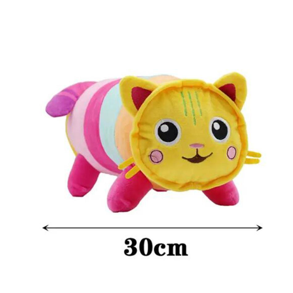 Gabby’s Doll House Plush Toy Backpack Cat Cake Cat Smiling Cat Stuffed Animal Plushie for Kid Chrismas Gif