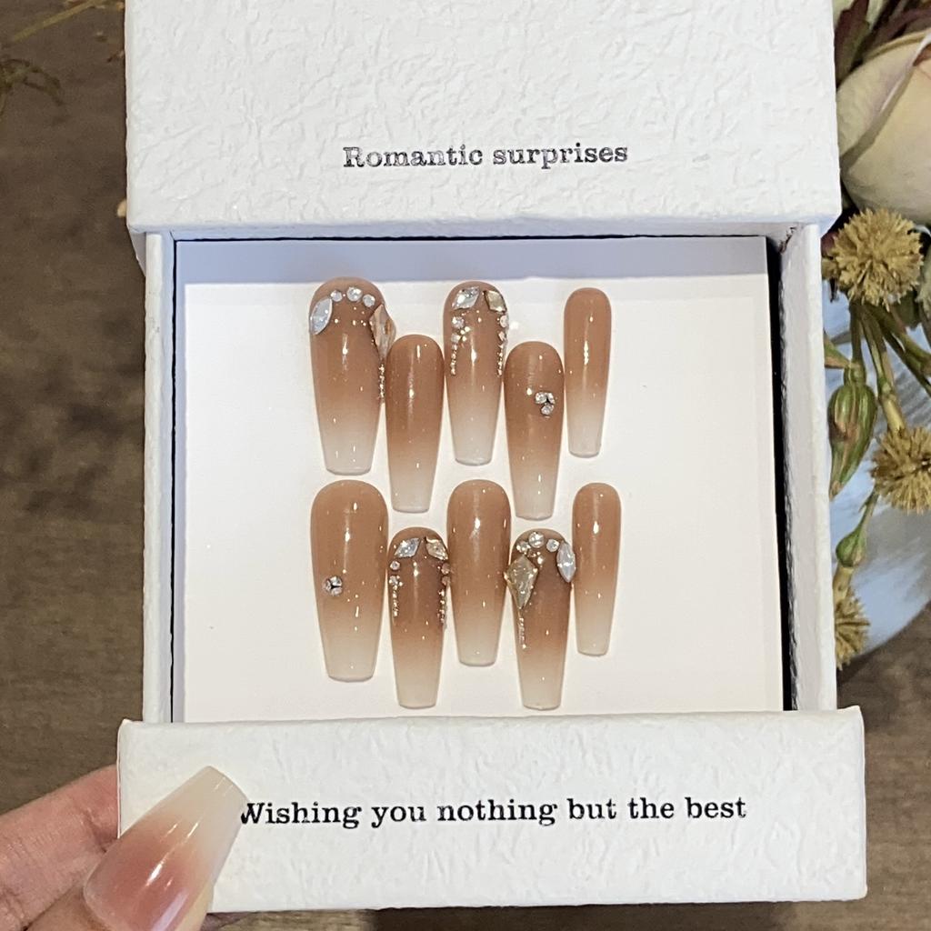 Simple Maillard Champagne Base Silver Crumb Small Diamond Oat Milk Coffee Can Be Removable