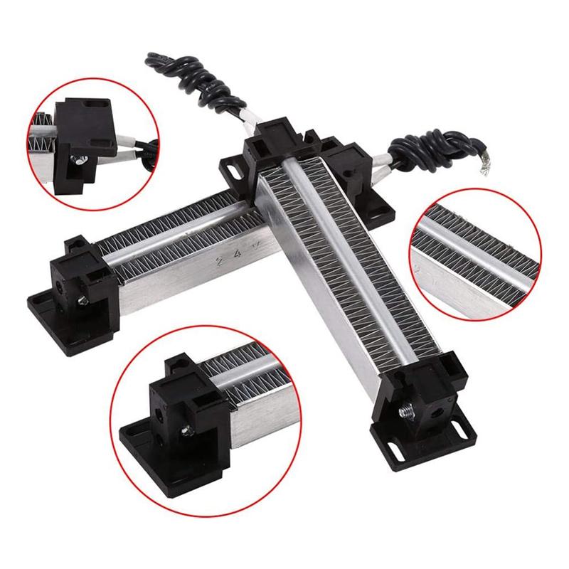 12V 24V 110V 220V 100W Bezpečný Elektrický Izolovaný Keramický Termostatický Vysokovýkonný 98*32mm PTC Topný Element Ohřívač