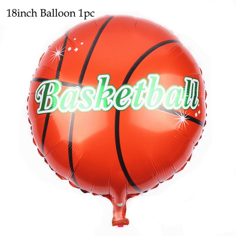 Impreza Tematyczna Koszykówka Kreskówkowa Jednorazowa Zastawa Stołowa Papierowe Talerzyki Kubki Balon Baby Shower Urodziny Impreza dla Dorosłych Dekoracje Zaopatrzenie