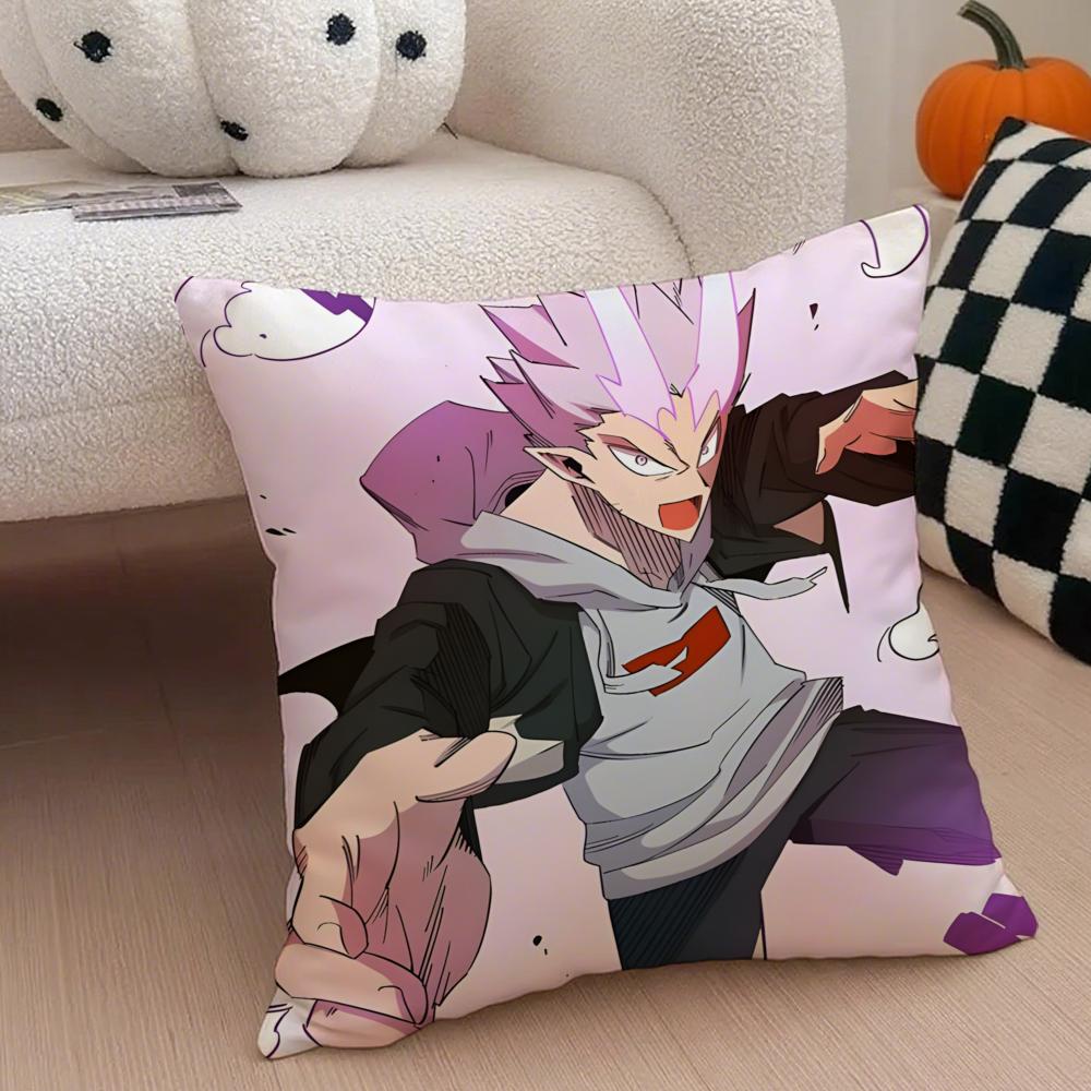 Anime Action HHardcore Leveling WWarrior Cushion Cover Throw Pillow Cover Hidden Button Durable Polyester Chair Cushion