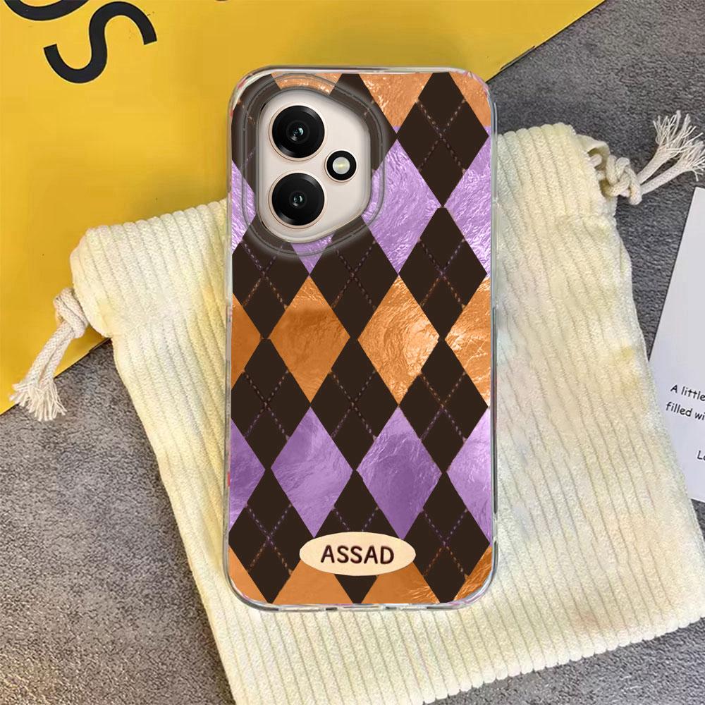 Handyhülle mit Diamantgittermuster für Honor 400 200 90 Smart Pro Magic7 6 5 70 Lite X9a X9c X9b X8b X8a X8c X7c X7b X6c X6 Hülle