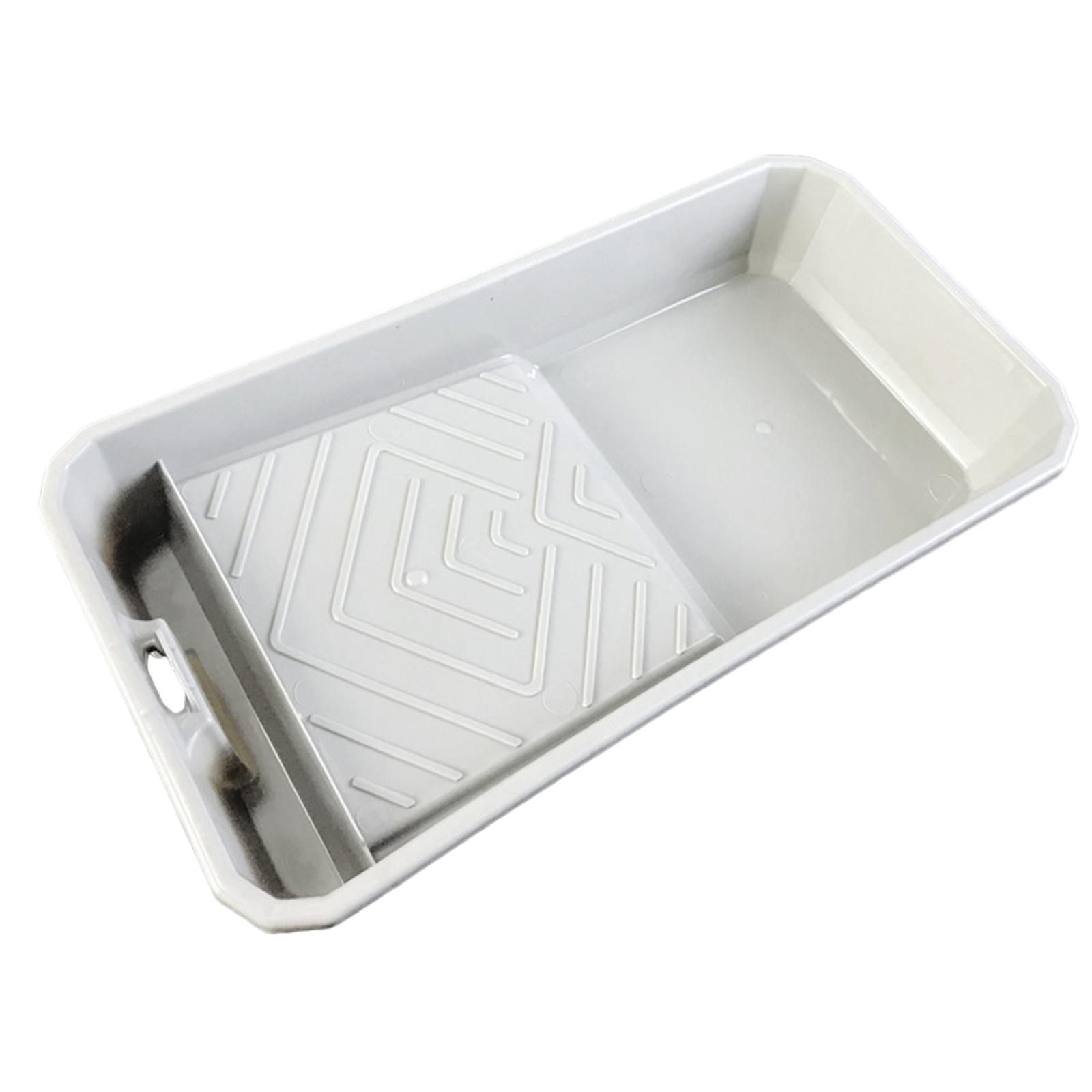 

Painting Tray for 9 inch Roller Brushes Versatile for Painting DIY Indoor Outdoor Use Unique Design Large Resuable Paint Pan