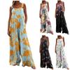 Women's Pants Trousers Jumpsuit  Fashion Casual  Side Pockets Floral Print Non-adjustable Strap Jumpsuit