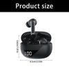 NE115 Wireless Sports In Ear Headphones With Digital Battery Display For Long Music Playbacks