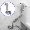 Bidet-Sprühhalter Toiletten-Badezimmer-Aufsatz Edelstahl-Halter Gebürstete Fassung Wandhaken für Handbrause