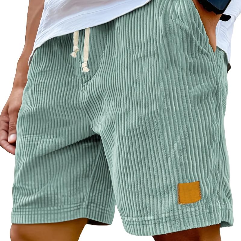 Herren Retro Modische Schnür-Freizeitshorts Mit Sorgfältig Entworfenen Taschen, Leichter Stretchstoff