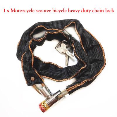1PC Heavy Duty Motorcycle Bicycle Chain Pad Lock