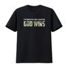 Womens I Ve Read The Final Chapter God Wins Distressed T Shirt Vintage Washed Fashion Stretched Designer Clothes Homme