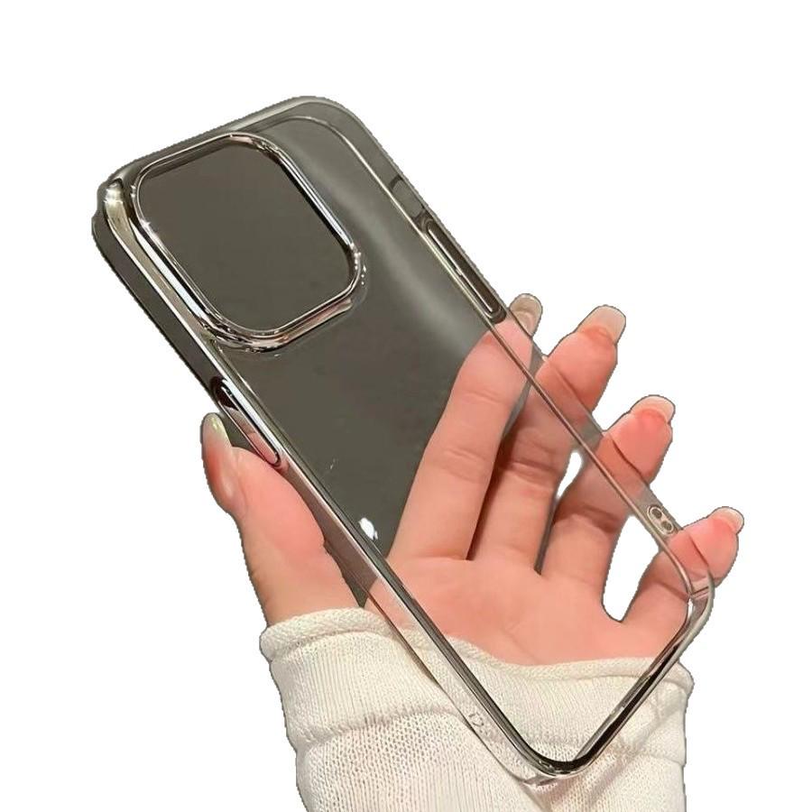 Electroplated Frame for Apple iPhone 17 Pro Max/16 Pro - Drop-Proof Case, Fits iPhone 14/13/12.