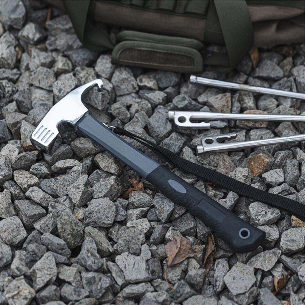 Carbon Steel Tent Hammer With Ergonomic Handle And Lightweight Design For Outdoor Camping