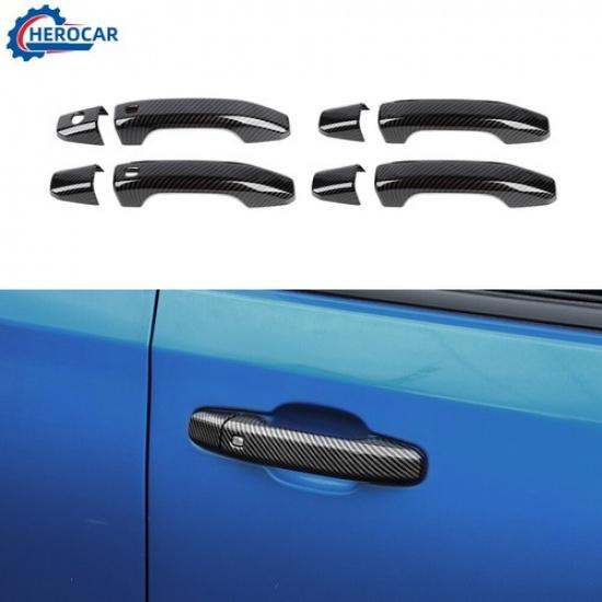 Door Handles Trim Cover Cap Shell Overlay For Chevy Silverado + Colorado 23+