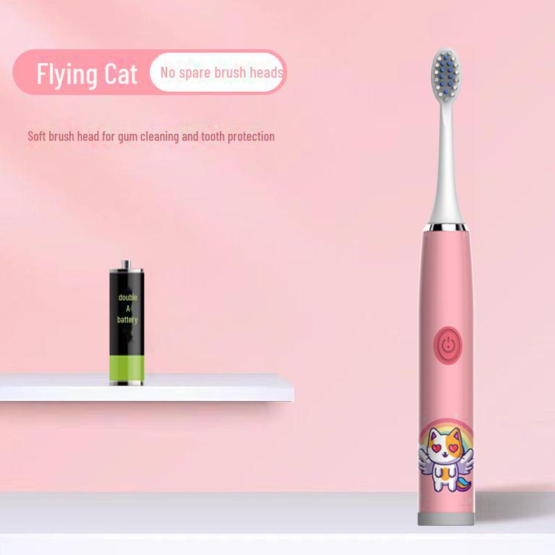 

Детская электрическая зубная щетка Sonic U-образной формы с мягкой щетиной и водонепроницаемым корпусом IP7