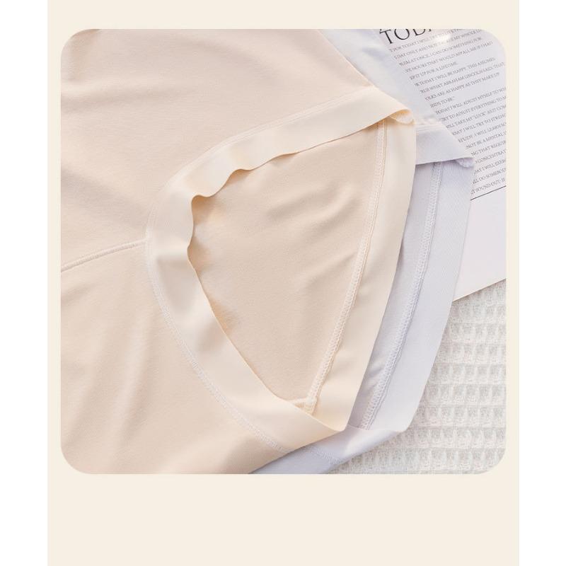 Plus Size Women S Antibacterial Seamless Underwear Mid Waist Long Crotch