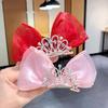Girl Bow Hairpin Crown Hairpin Cute Three-Dimensional Mesh Hairpin