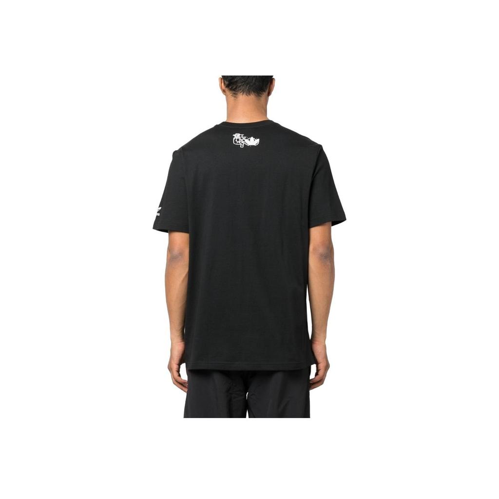 Adidas Graphics Hack the Elite Tee Black Men Streetwear IC5737