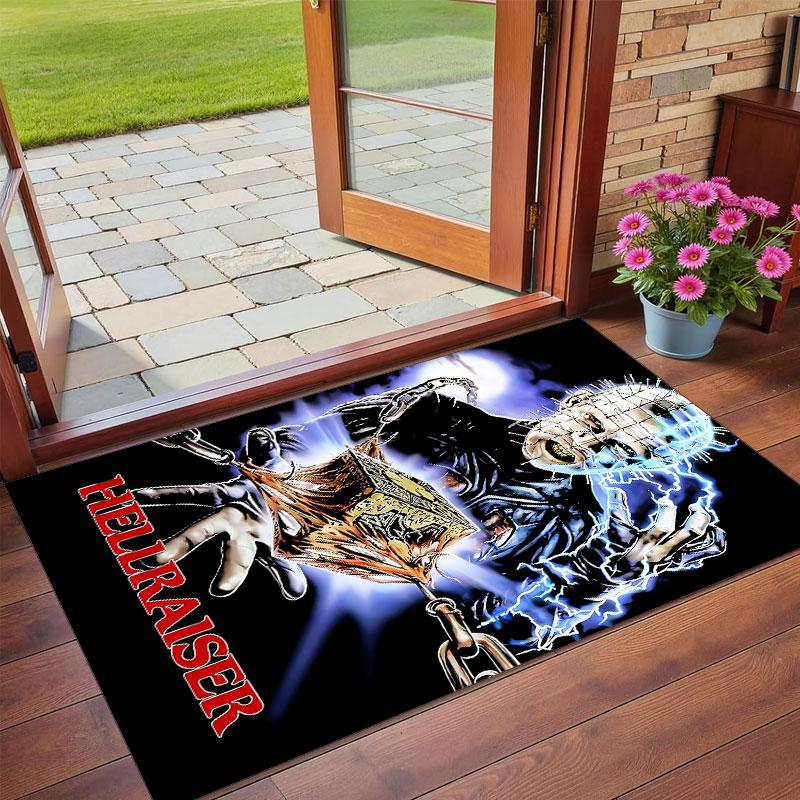 Crystal Velvet Rug Soft Non Slip Indoor Floor Mat Home DecorHellraiser Pinhead