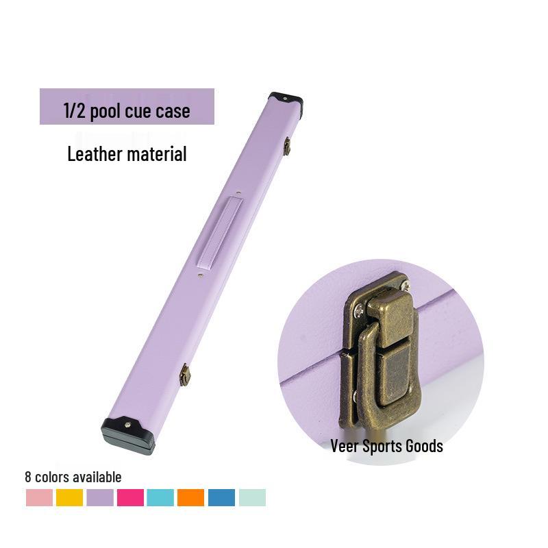 Professionelle zweiteilige Billard Queue Tasche, Ultra-Leicht Kunststoff Stahl, Zwei-Schlitz Design
