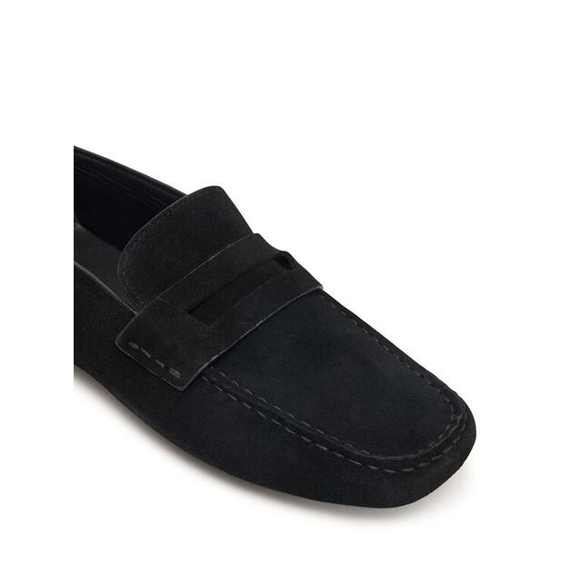 Calvin Klein Square Driver Suede Moccasins