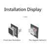 Three phase AC voltmeter size 72*72 80*80 96*96mm digital instrument for measuring AC voltage