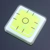 Universal Spirit Level Bubble Square Base Horizontal Measuring Instrument Tool Green Bullseye Caravan Leveler