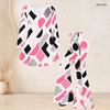 Women Plus Size Printed V Neck Three Quarter Sleeve Flared Top And Flared Pants Two Piece Set