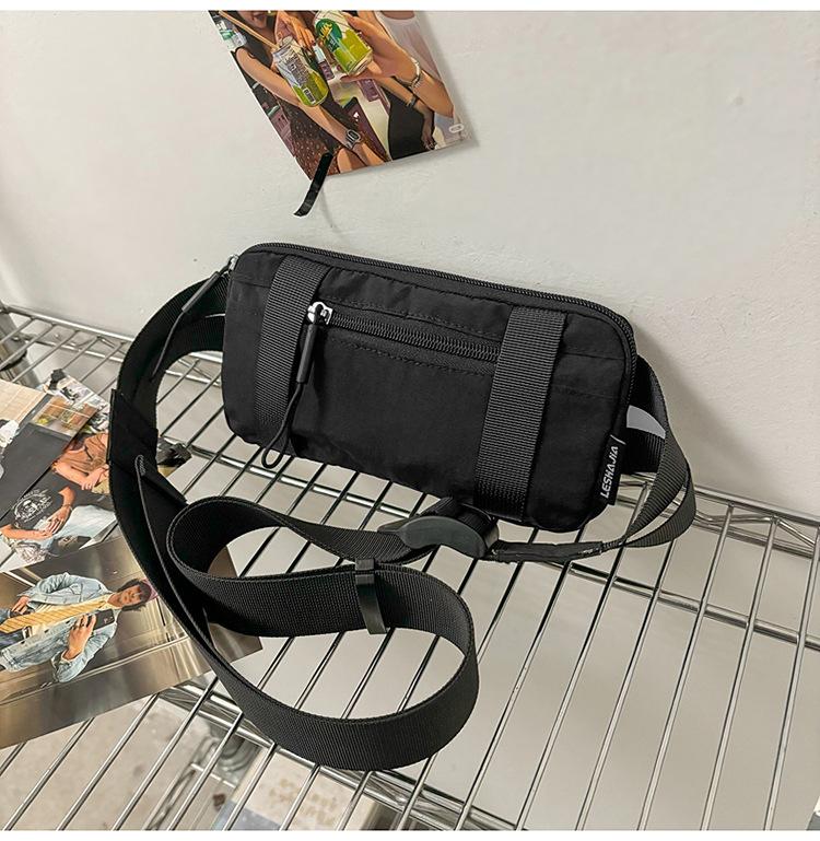 

Sports mobile phone fanny pack, multi-functional fanny pack, cash register bag, light riding mobile phone bag, couple bag. чорний