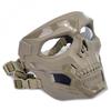 Skull Messenger Tactical Full Face Mask, Halloween Cosplay Scary Mask, Protective Mask for CS Airsoft Wargame