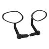 1 Pair Bike Rearview Mirrors 360 Degree Rotation Cycling Bar End Handlebar Mirror for Mountain Road