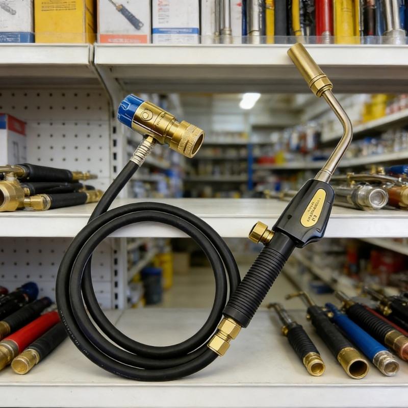 High Temperature Oxygen Less Welding Torch With 1.5M Extended Hose For Stainless Steel And DIY Projects Precise Metal Work