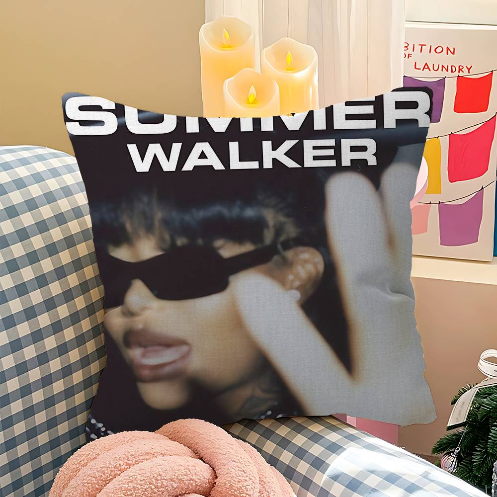 Pop Rap Summer Walker Cushion Cover Pillow Cover Decor Pillowcase Printed Cushion Case For Couch