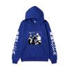 Tokyo Revengers Gang Group Unisex Fleece Hoodie Autumn Winter Black White Manga Print Long Sleeve Anime Pullover Sweatshirt