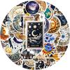 10/30/50pcs Aesthetic Astral Gothic Moon Graffiti Stickers for Laptop Phone Bike Skateboard Waterproof Retro Sticker Toys Gifts