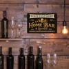 Personalisiertes Vintage-Metallschild Hausbar Wanddekoration