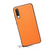 For Samsung Galaxy A70 Case PU Leather Drop Protection Phone Cover with Calf Texture