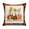 Autumn Harvest Pumpkin Print Pillow Cover Sofa Office Linen Cushion Cover Home Furnishings