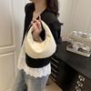 Yogodlns Simple Solid Color Clutch Bags Pu Leather Women Underarm Hobo Bag Commute Small Handbags For Ladies