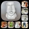 Box Tissue Moai Creative Table Living Room Fun Easter Household Supplies Storage