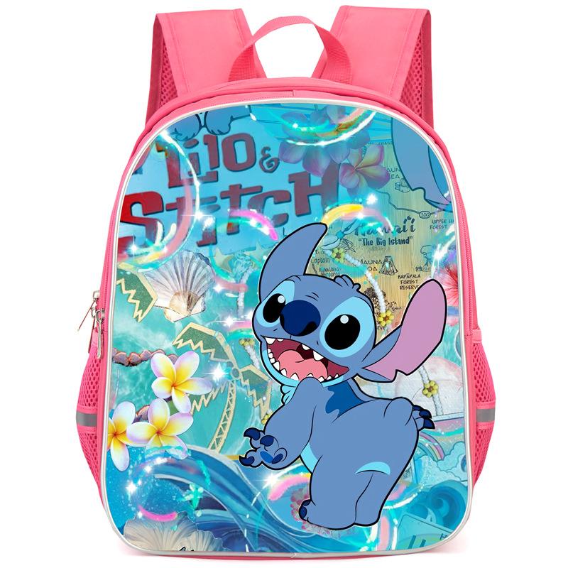 Stitch Peripheral Anime Backpack Men'S And Women'S School Bags