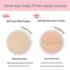 Lightweight Nude Dual Cushion BB Cream & Setting Powder - Moisturizing, Concealing, Brightening Foundation