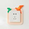 Adhesive Cartoon Switch Sticker Practical Silicone Ornamental Convenient 3D Wall Decal