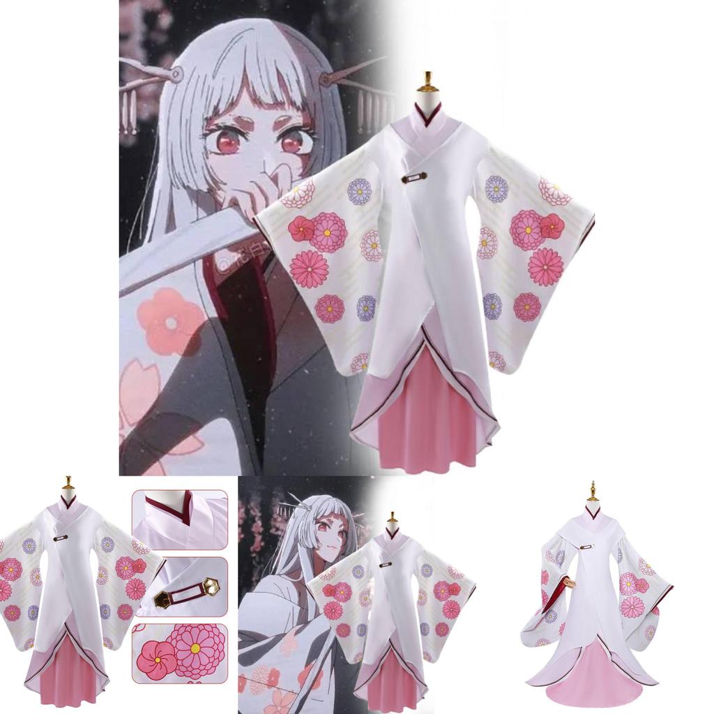 Charming Game Character Roleplay Costume For Children Inspired By Shakihime And Akua With Cute Accessories