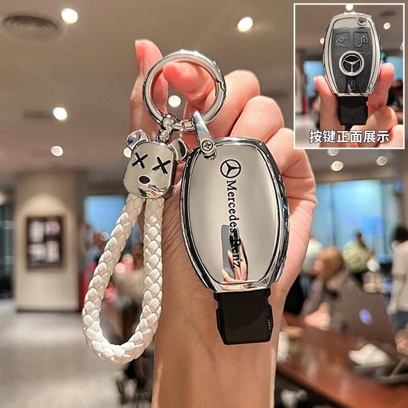 TPU Key Fob Cover For Mercedes Benz A B C E S Class W204 W205 W212 W213 W176 GLC MAYBACH Keyless Soft Case bfio9