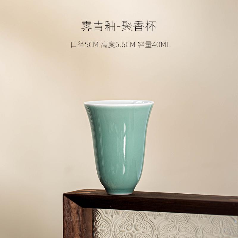 

High End Hand-painted Fragrance Cup, Small Tea Cup, Household Ceramic Master Cup Ceramic Personal Kung Fu Tea Cups 40ml