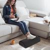 Adjustable Foot Rest Under Desk Soft And Breathable Memory Foam Foot Stool Extendable Height Strong Support Footrest Pillow For
