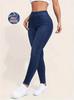 Pantalon de Yoga Skinny pour Femme à Taille Haute, Effet Jean, Lifting Fessier - Sport d'Extérieur, Décontracté, Amincissant, Haute Élasticité