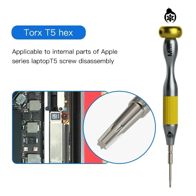 MaAnt MY-903 High Precision Screwdriver for Mobile Phone Tablet Laptop Repair Alloy Steel Super Har Dismantling Screwdriver Set