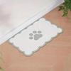 Waterproof Non Slip Pet Feeding Mat Absorbent Wavy Edge Easy Clean Pad for Cats Puppy Pet Feeding Supplies